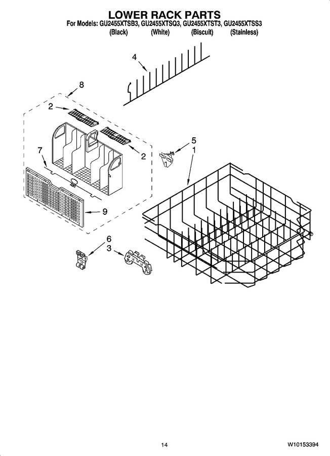 Diagram for GU2455XTSB3