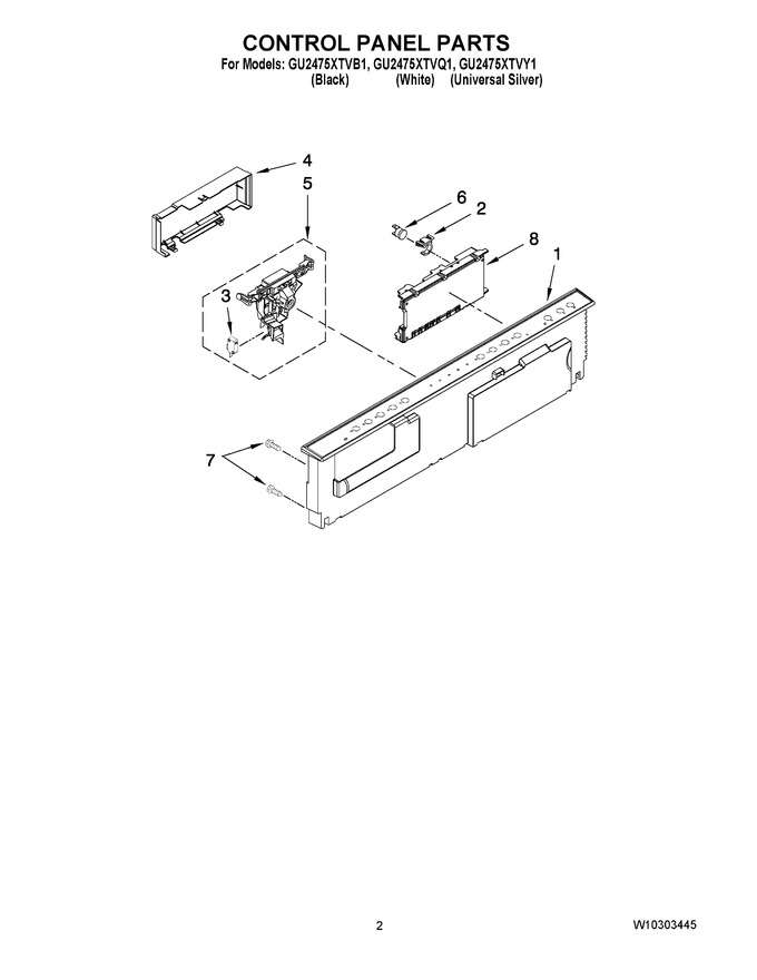 Diagram for GU2475XTVB1