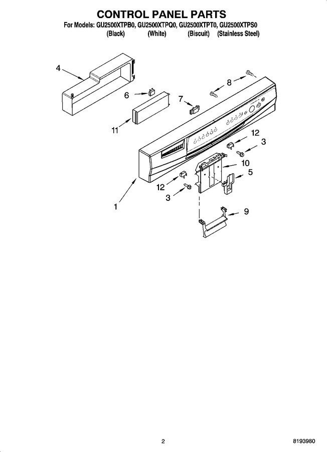 Diagram for GU2500XTPS0