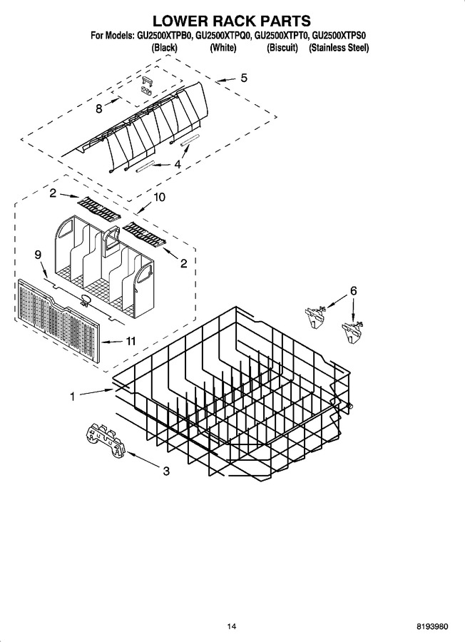 Diagram for GU2500XTPB0