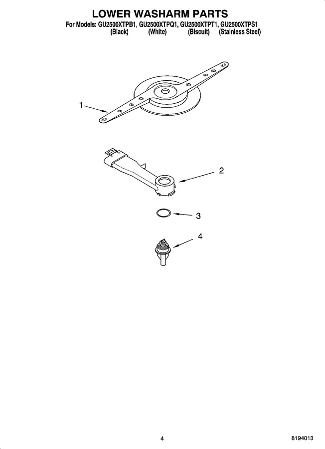 Diagram for GU2500XTPT1
