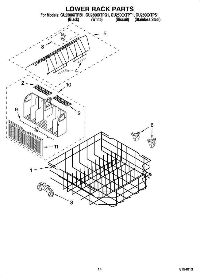 Diagram for GU2500XTPT1
