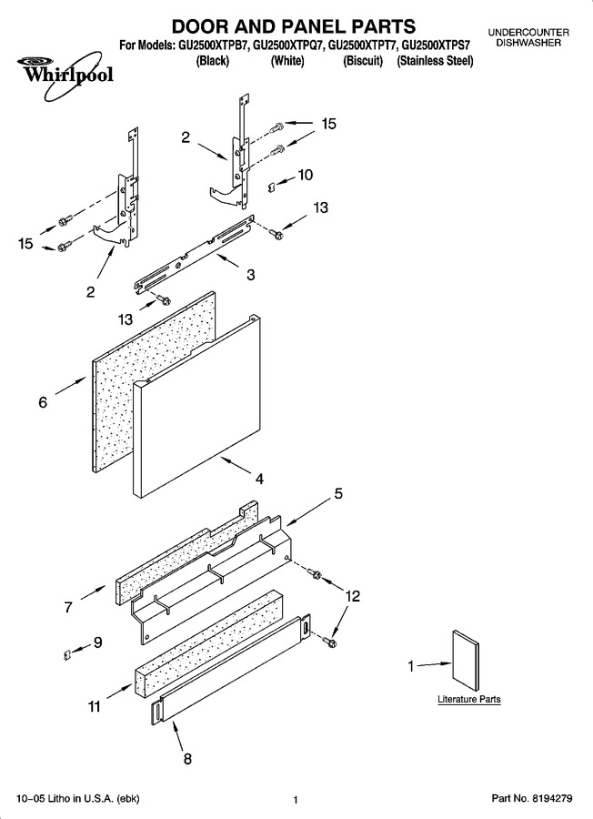 Diagram for GU2500XTPS7