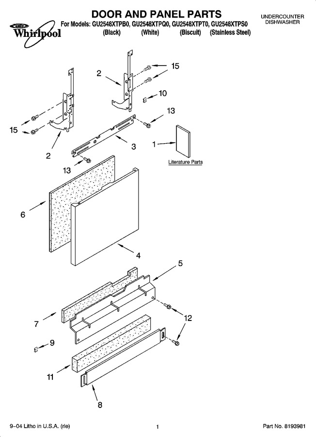 Diagram for GU2548XTPT0