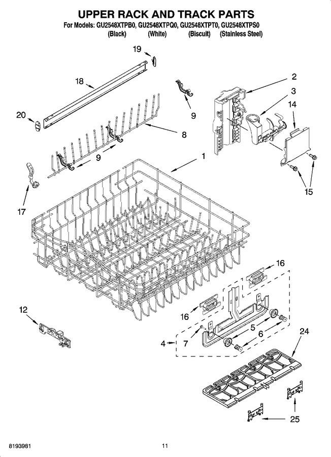 Diagram for GU2548XTPB0