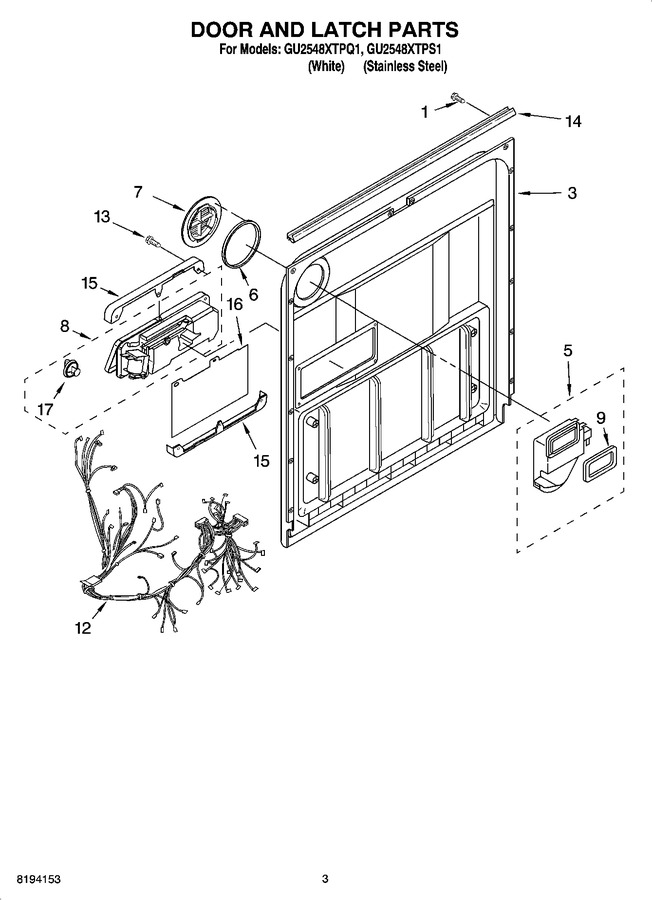 Diagram for GU2548XTPQ1