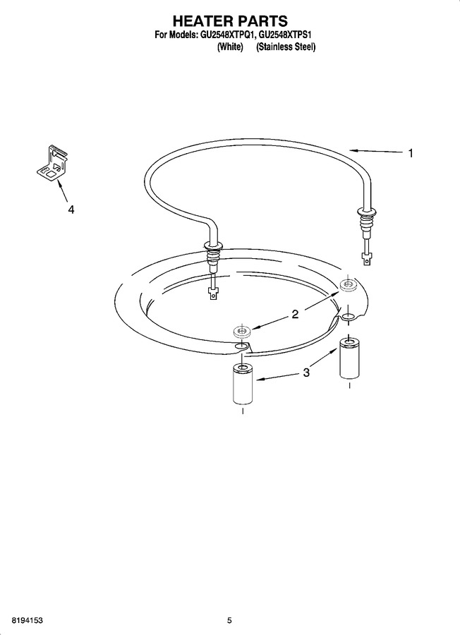 Diagram for GU2548XTPS1