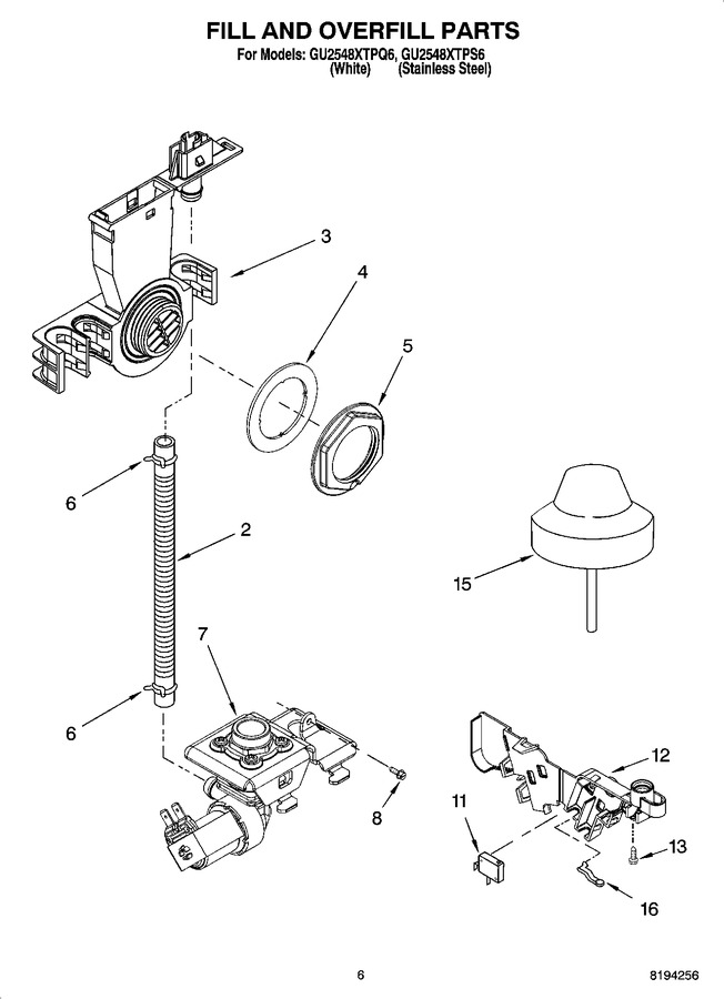 Diagram for GU2548XTPS6