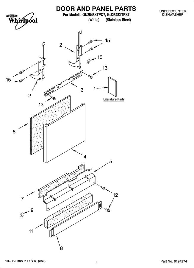 Diagram for GU2548XTPS7