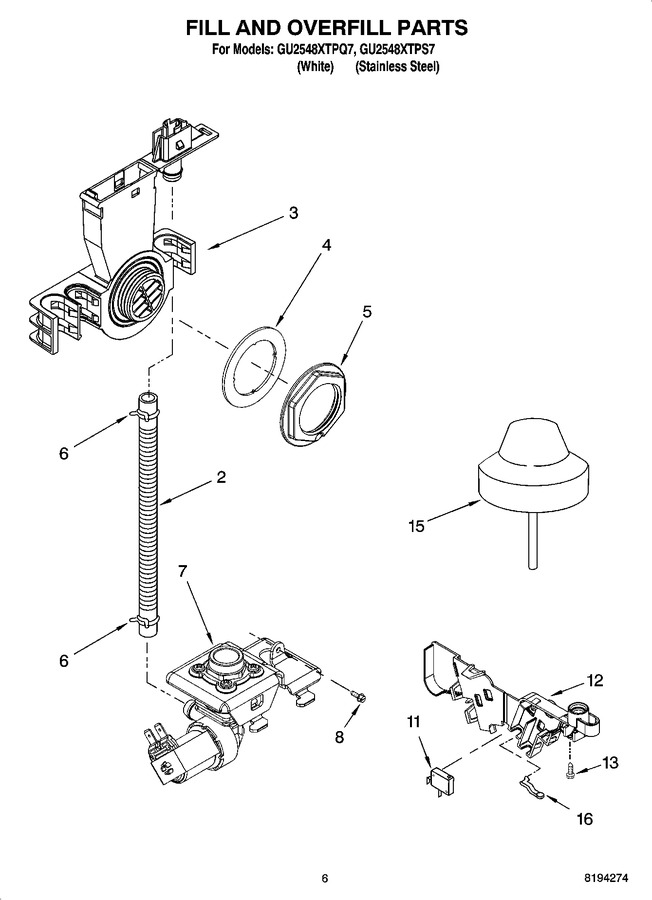 Diagram for GU2548XTPS7