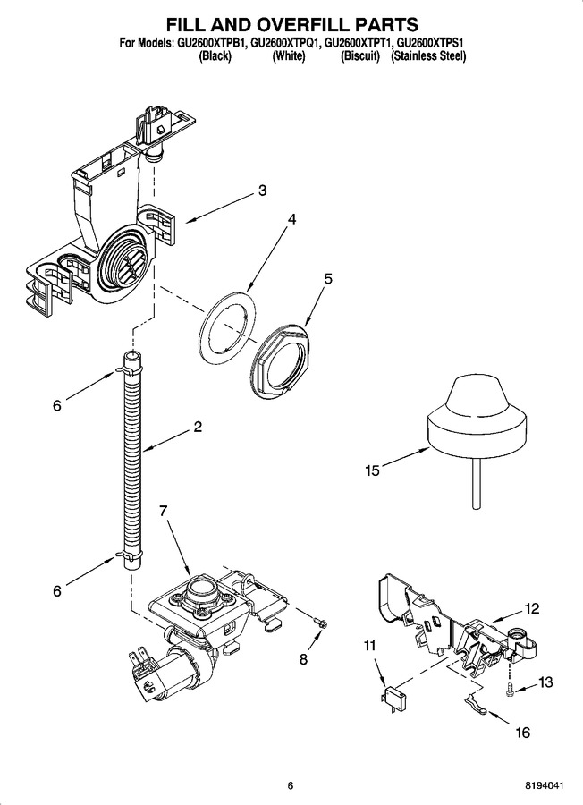Diagram for GU2600XTPS1