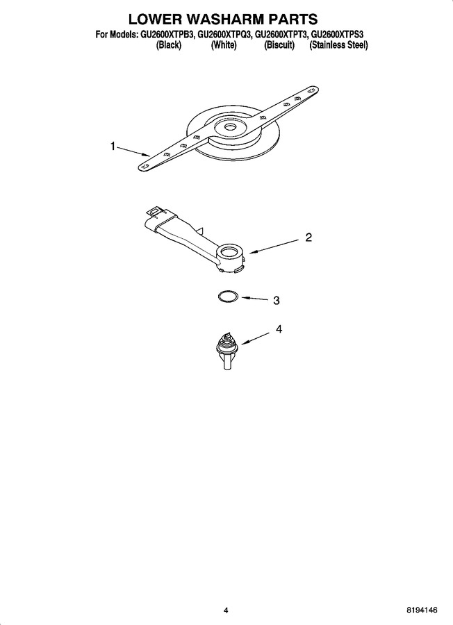 Diagram for GU2600XTPQ3