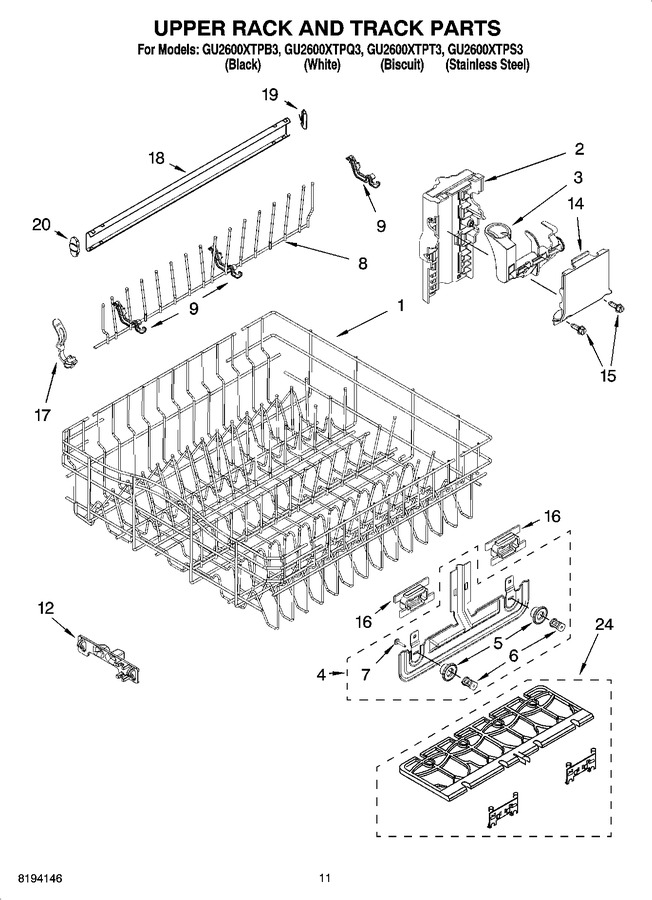 Diagram for GU2600XTPQ3