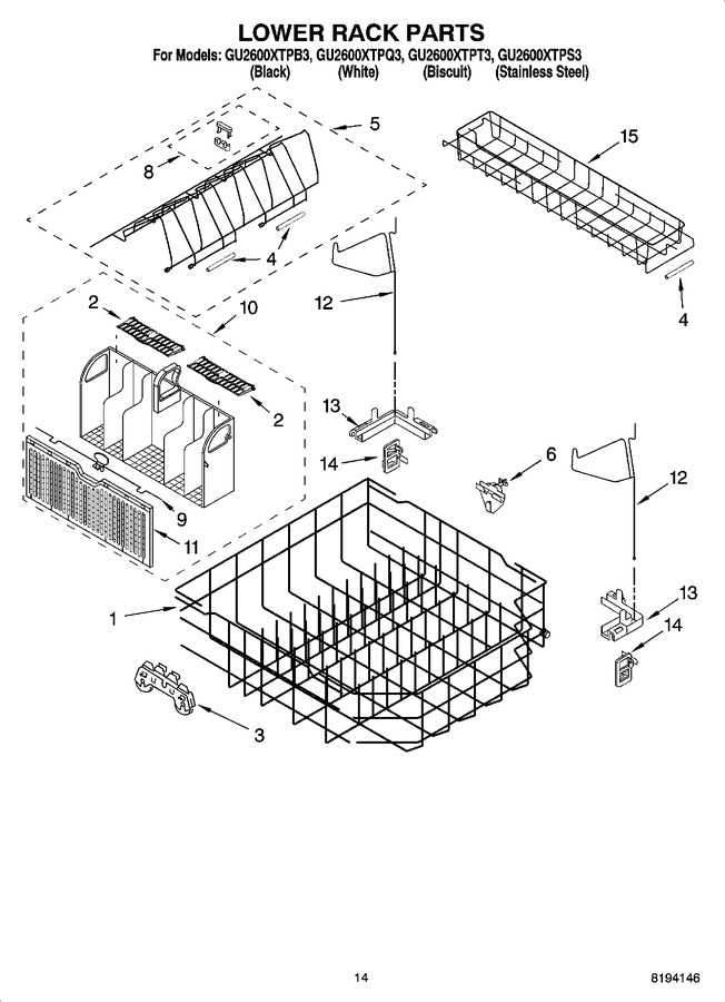 Diagram for GU2600XTPS3