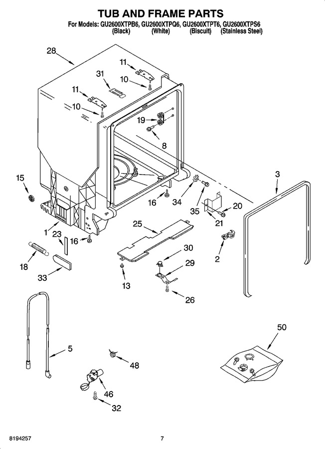 Diagram for GU2600XTPS6