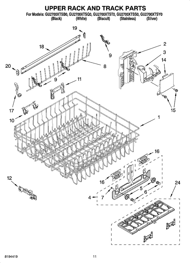 Diagram for GU2700XTSS0