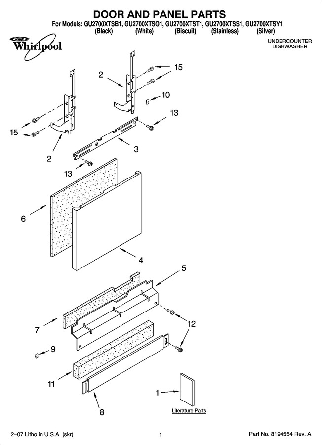 Diagram for GU2700XTST1