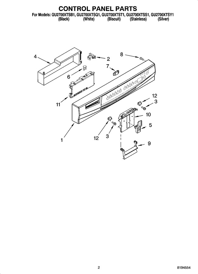 Diagram for GU2700XTSB1