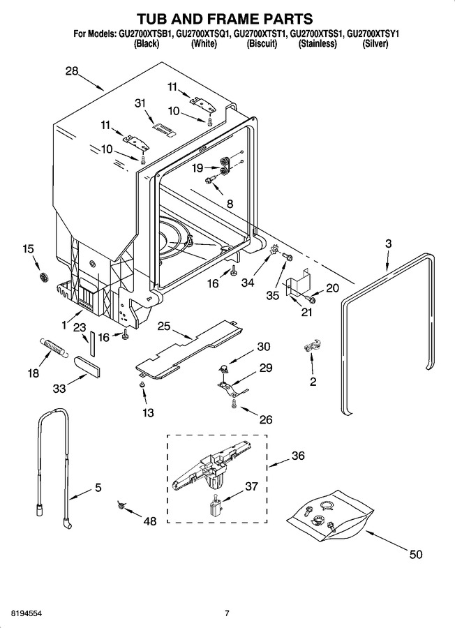 Diagram for GU2700XTST1