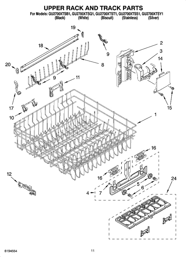 Diagram for GU2700XTSS1