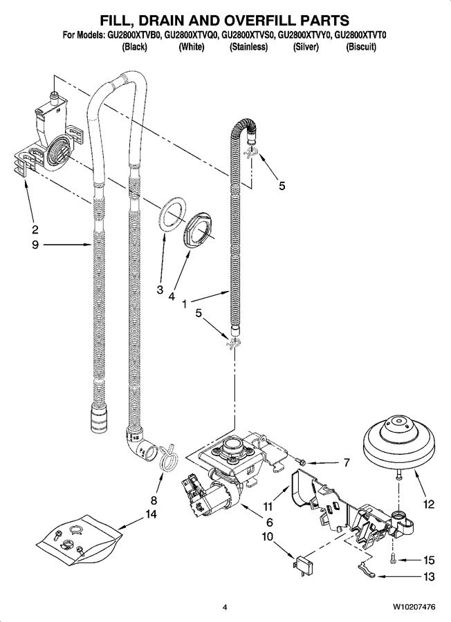Diagram for GU2800XTVB0