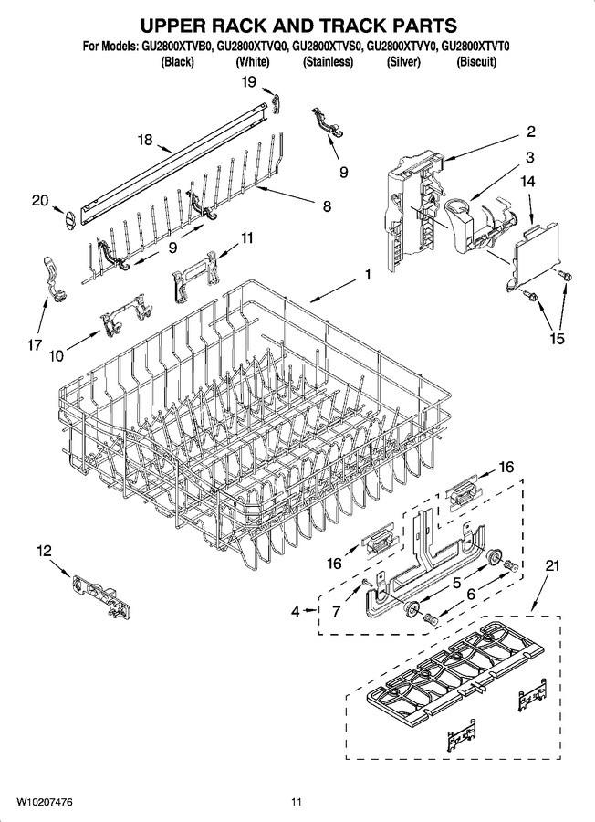 Diagram for GU2800XTVT0