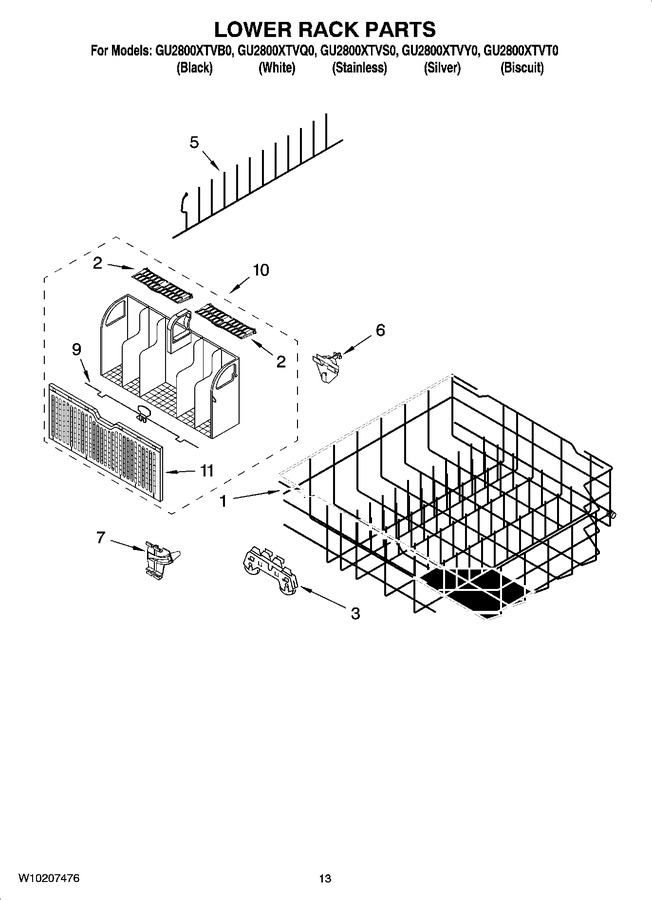 Diagram for GU2800XTVB0