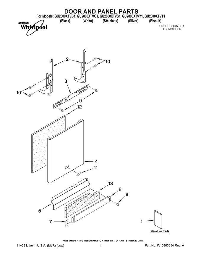 Diagram for GU2800XTVS1