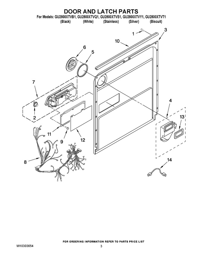 Diagram for GU2800XTVT1