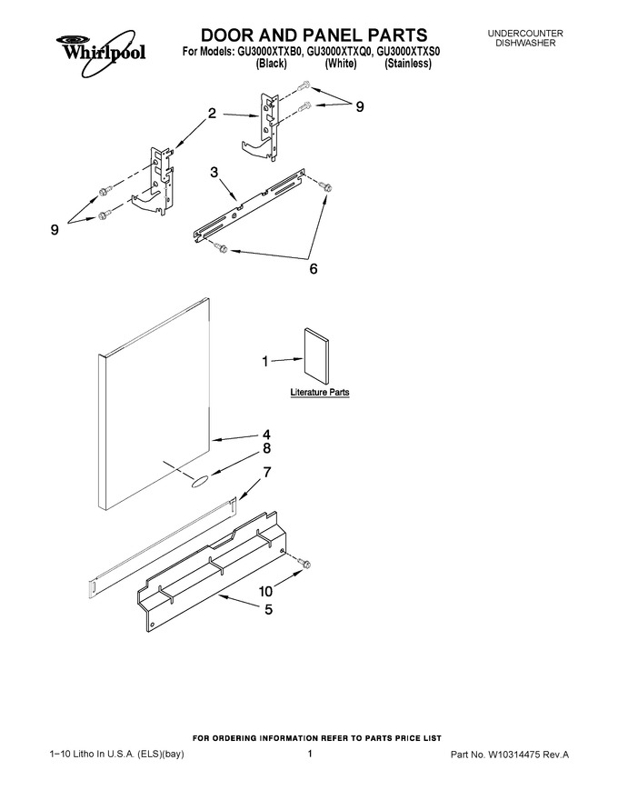 Diagram for GU3000XTXS0