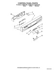 Diagram for 02 - Control Panel Parts