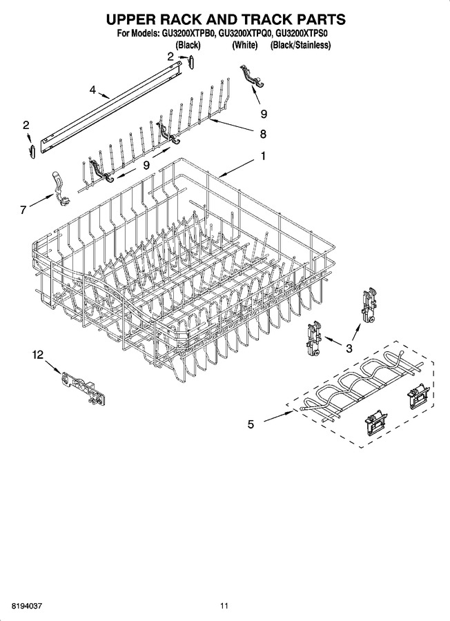 Diagram for GU3200XTPQ0