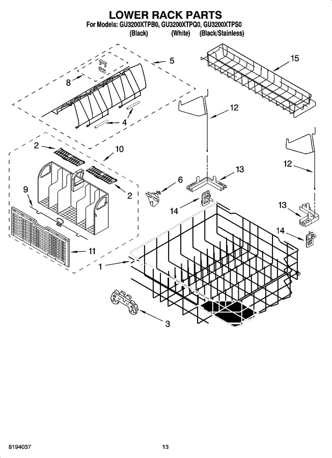 Diagram for GU3200XTPB0