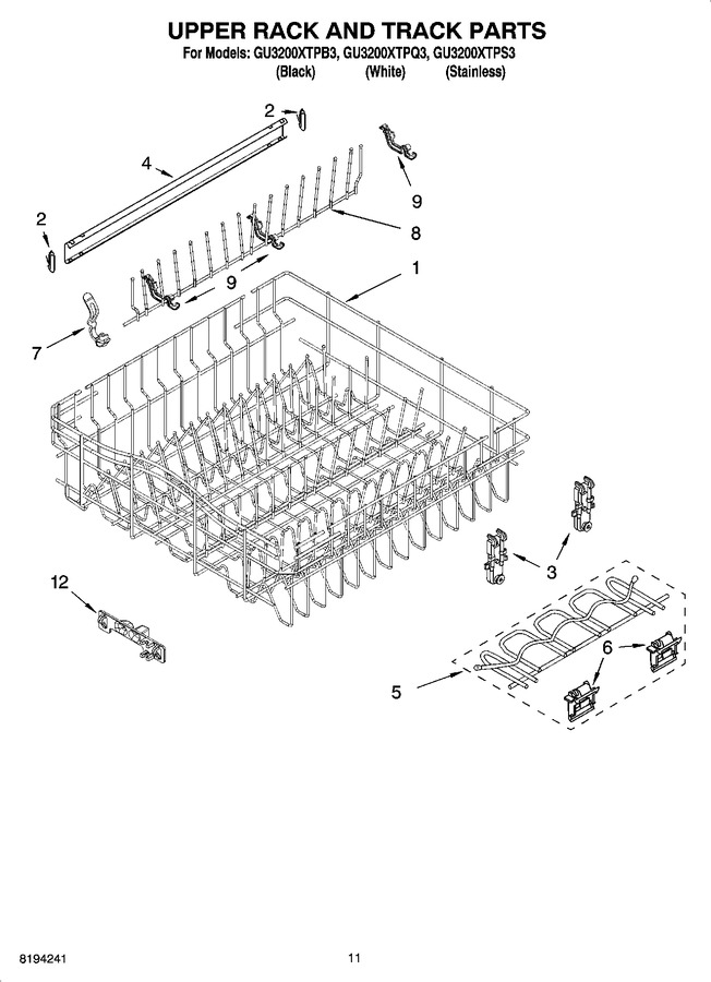 Diagram for GU3200XTPB3