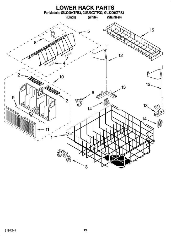 Diagram for GU3200XTPQ3