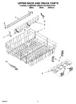Diagram for 09 - Upper Rack And Track Parts