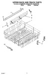 Diagram for 09 - Upper Rack And Track Parts