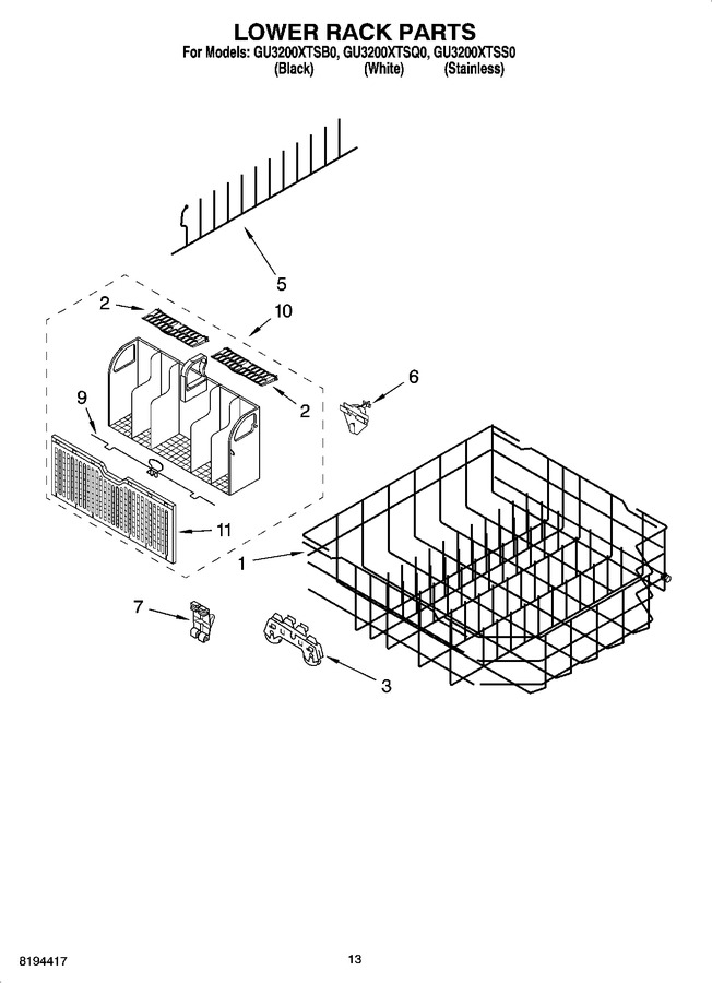 Diagram for GU3200XTSS0