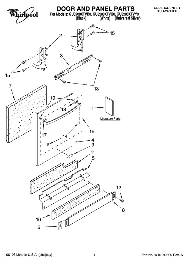 Diagram for GU3200XTVY0