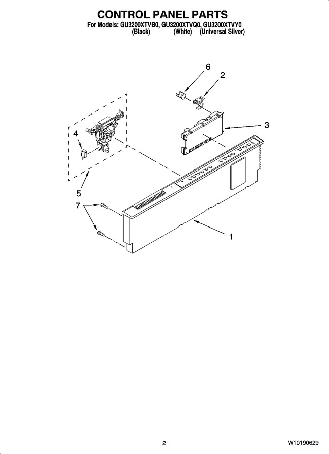 Diagram for GU3200XTVQ0