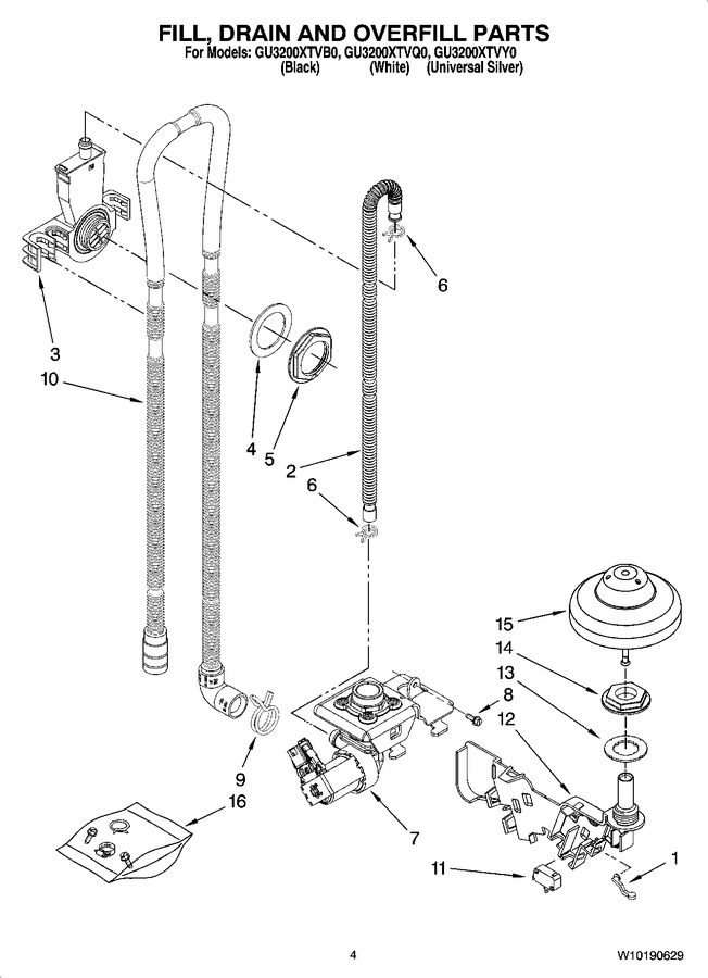 Diagram for GU3200XTVY0
