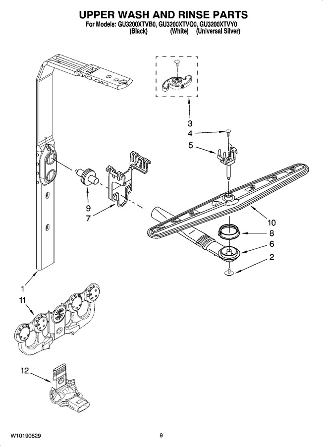 Diagram for GU3200XTVQ0