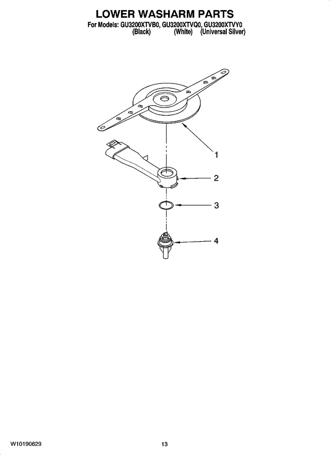 Diagram for GU3200XTVY0