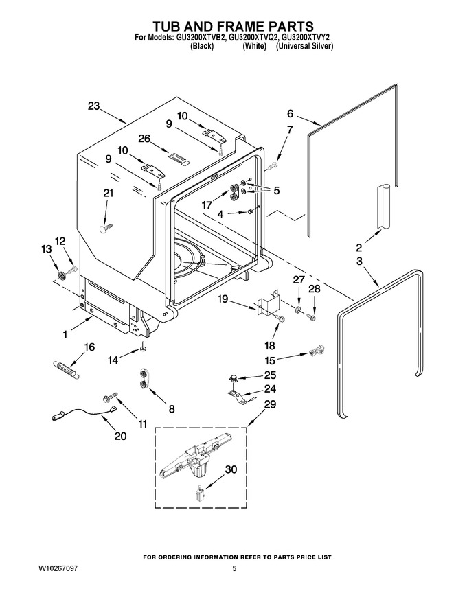 Diagram for GU3200XTVB2