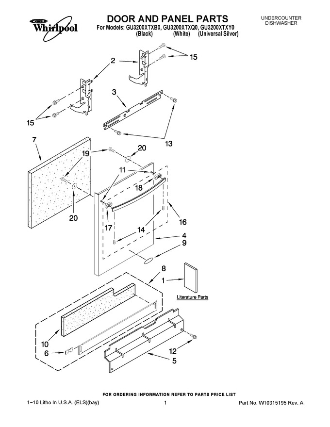 Diagram for GU3200XTXB0