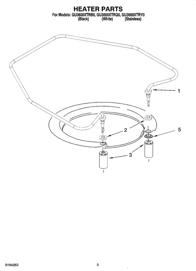 Diagram for GU3600XTRQ0