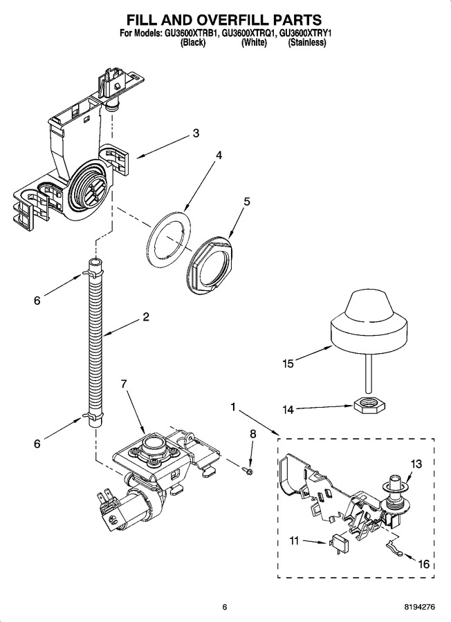 Diagram for GU3600XTRY1