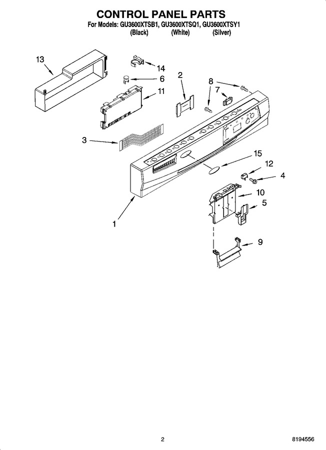 Diagram for GU3600XTSQ1
