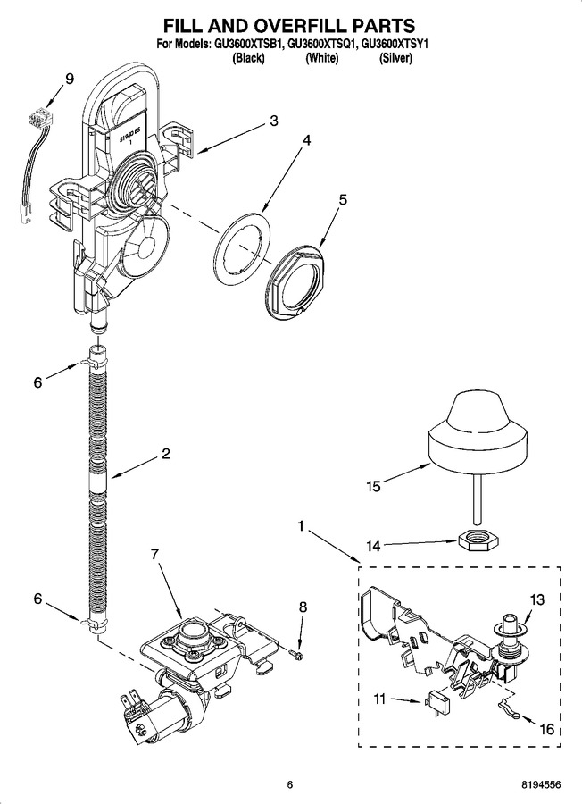 Diagram for GU3600XTSQ1