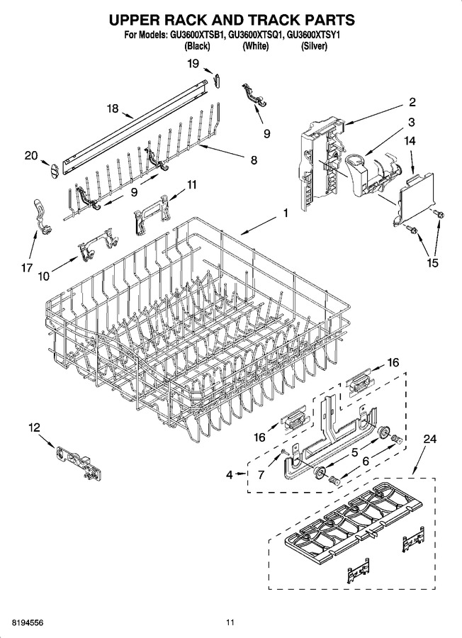 Diagram for GU3600XTSQ1